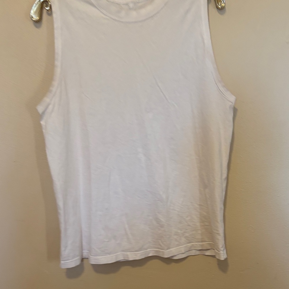 Lululemon Athletica White Muscle Tee - Picture 2 of 6
